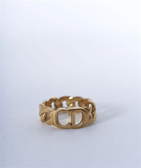 christian dior gold cd ring|dior gold rings for women.